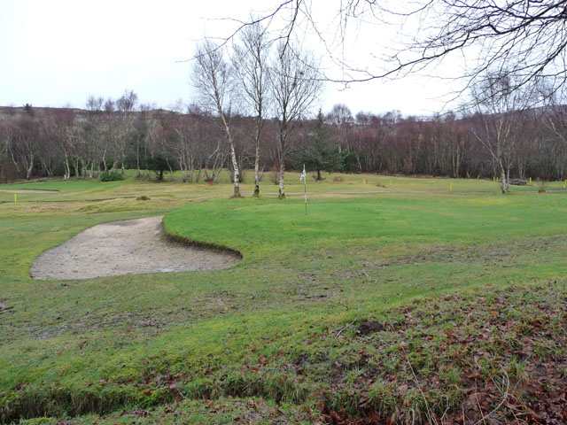 Golf course at Skeabost