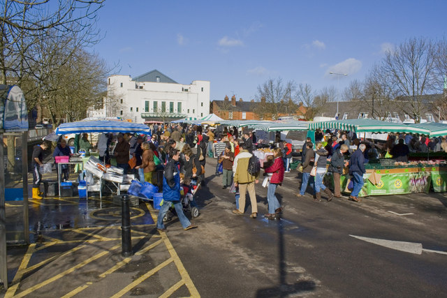 Farmers Market in the Friarsgate Car Park