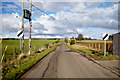 View of the road leading to Benzil