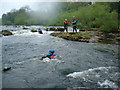 Swiftwater rescue at Sleningford