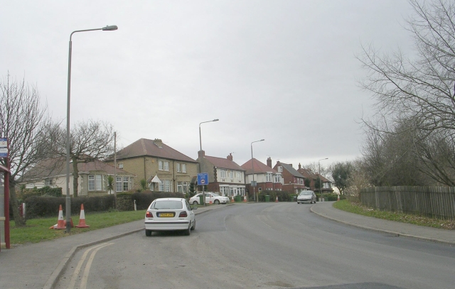 Hall Street - viewed from Wentbridge Road