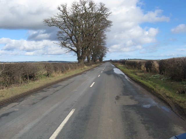 The Kelso to Cornhill road