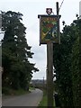 TQ8349 : East Sutton Village Sign by David Anstiss