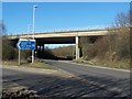 M26 Motorway goes over A20 London Road Roundabout