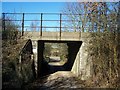 Railway bridge over cottage access road