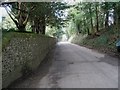 Looking north-west up Church Lane