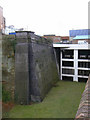 Big Blue Brick Buttress