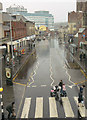 Nottingham in the rain