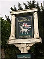 Pub sign, Blagdon Hill