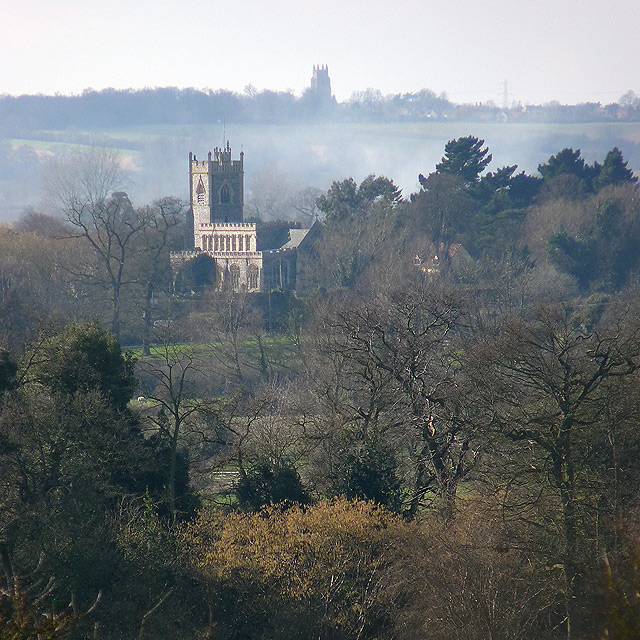 Stratford St Mary church, seen from East Bergholt