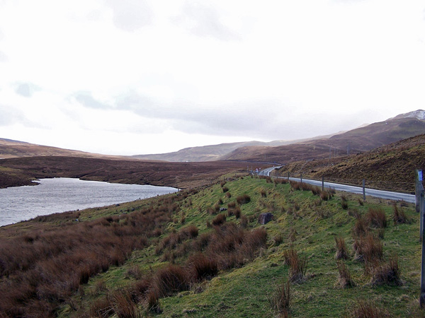 Loch Leathan and the A855