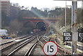 Looking West along the line from Hastings Station