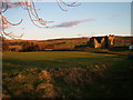 NY5674 : Evening light over Bew Castle by David Brown