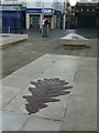 Stone benches in Trinity Square