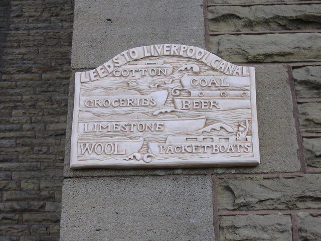 Plaque on the Clayton-le-Moors Conservative Club