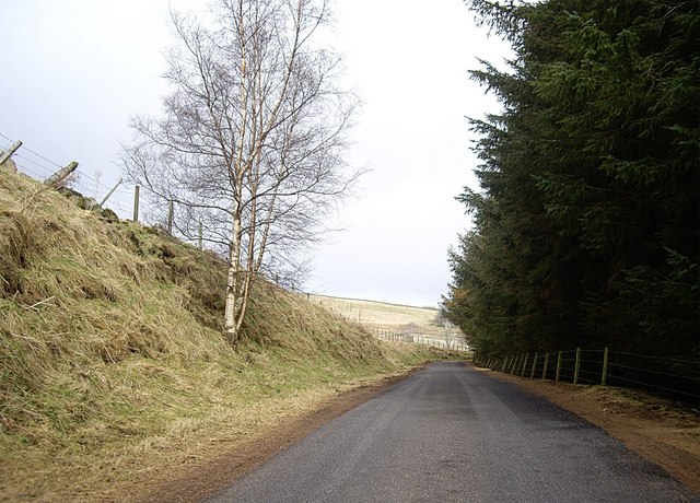 Road from Cabrach to Haugh of Glass