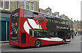 Bus waiting on Peel Street, Accrington