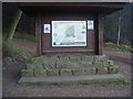 NU0809 : Thrunton Wood information board by brian clark