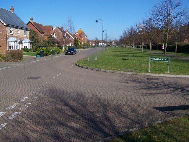 Peregrine Road and Pippin Way Road junction