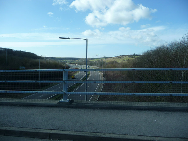 A 27 looking west