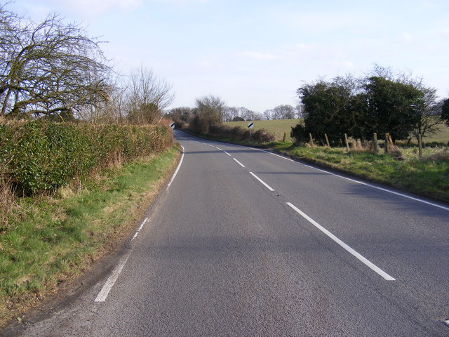 B1122 Leiston Road, Theberton at Annesons Corner