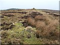 NS4380 : Remains of a cairn on the Hill of Standing Stones by Lairich Rig