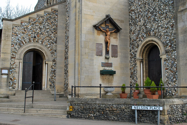 Entrance to Holy Trinity Church, Broadstairs