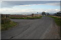 Mains of Usan / Ferryden Road at its junction with the road leading to Barns of Craig