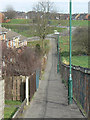 Footpath at the back of Ellsworth Drive