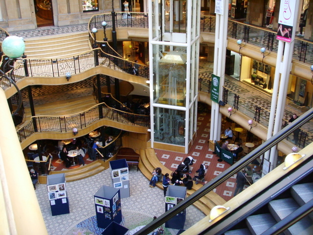 Inside Princes Square shopping centre