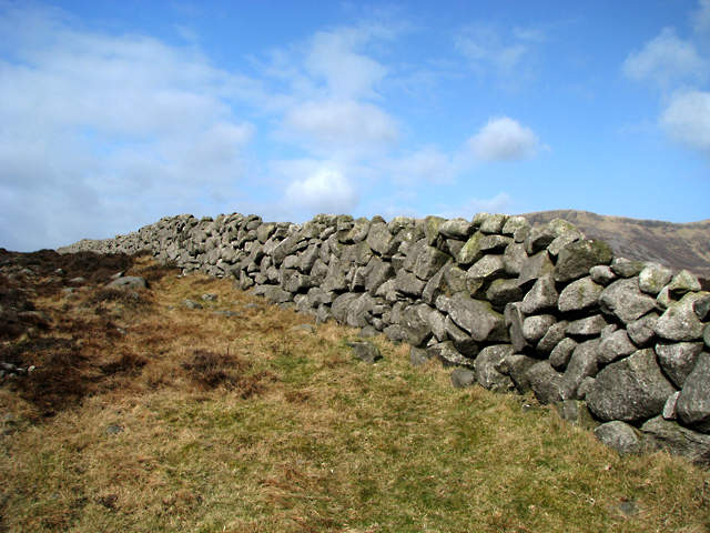 Dry stone wall near Slievenaglogh