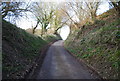 Small lane climbs the Greensand Escarpment (2)