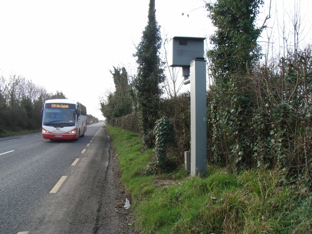 Speed camera on the old N2 at Coolatrath West, Co. Meath