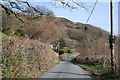 Minor road near Cerrig Uchaf farm