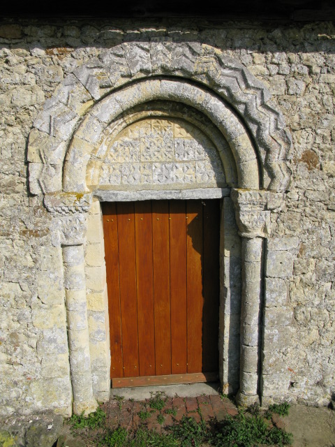 Doorway in south wall, St Mary Magdalene's