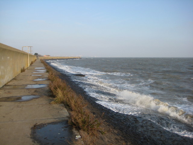 Canvey sea wall