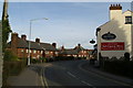 Estate houses and former pub on the B5125