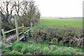 Footpath, Bridge and Stile off Knitting Row Lane