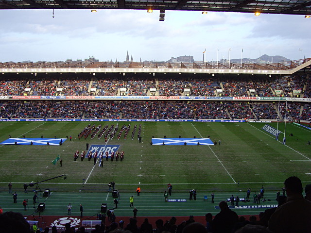 Murrayfield from the West Stand