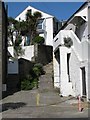 Stepped Street beside the St Ives Museum