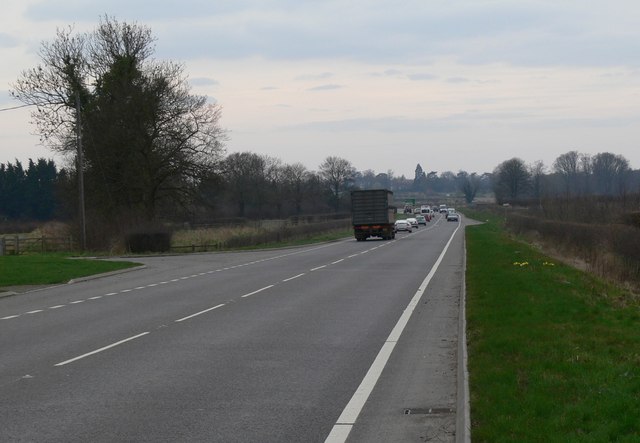 A607 Melton Road near Rearsby