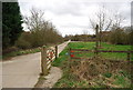 Footpath leading off the A290, Blean