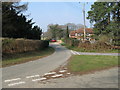 Houses near road junction