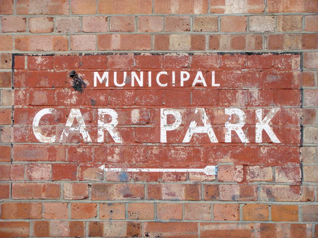 The Car Park sign