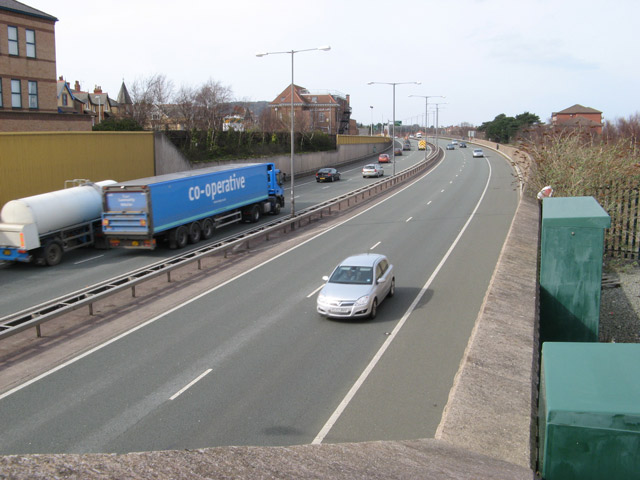 A55 Expressway In Colwyn Bay 2 © Jonathan Wilkins Cc-by-sa/2.0 ...