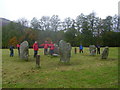 Stone circle near Kinnell house