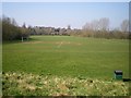 Football pitches in the park