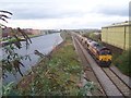 Road, canal and railway line at Kilnhurst