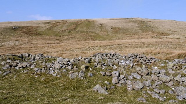Ruin south of  St David's Cairn