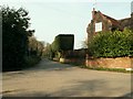 The road that leads to Albury Hall